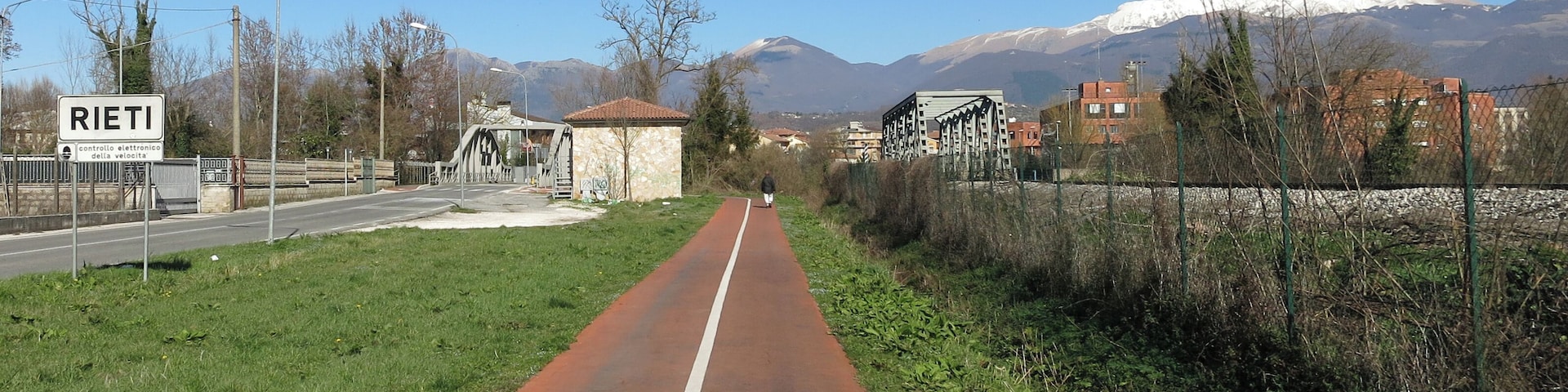 Ciclovia della Conca Reatina, bikeway in the province of Rieti (Lazio, Italy)