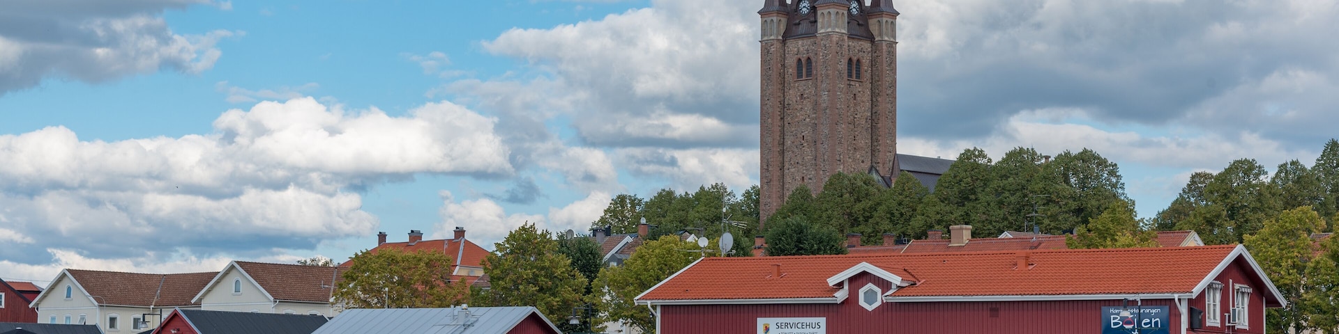 Mariestad the port church and town september 8 2018