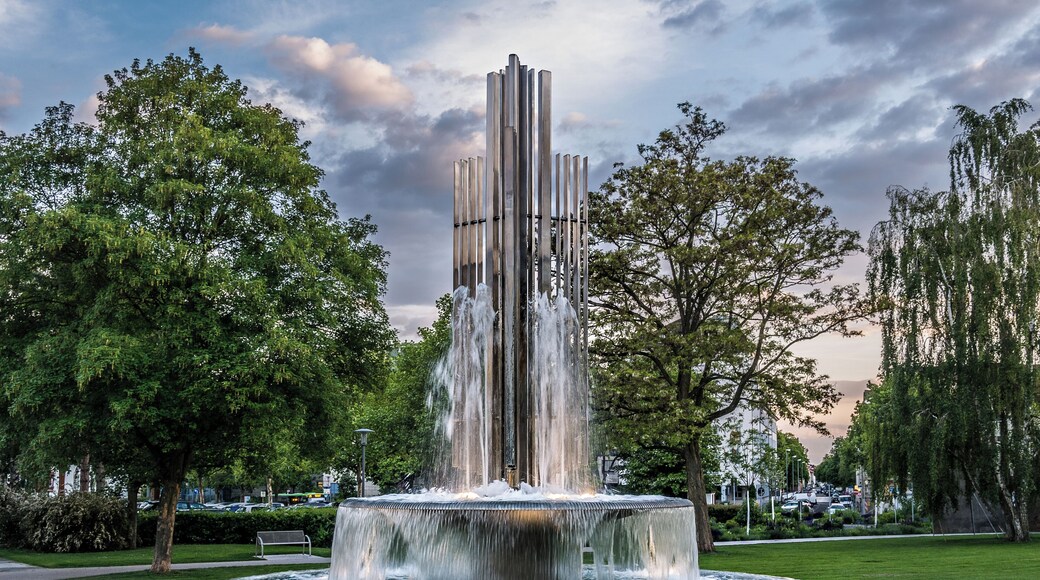 Theater fountain in Schweinfurt.