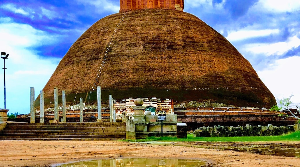 One of the stupas in Anuradhapura
