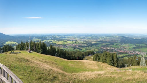 Hiking destination viewing point on Hoernle mountain Bad Kohlgrub