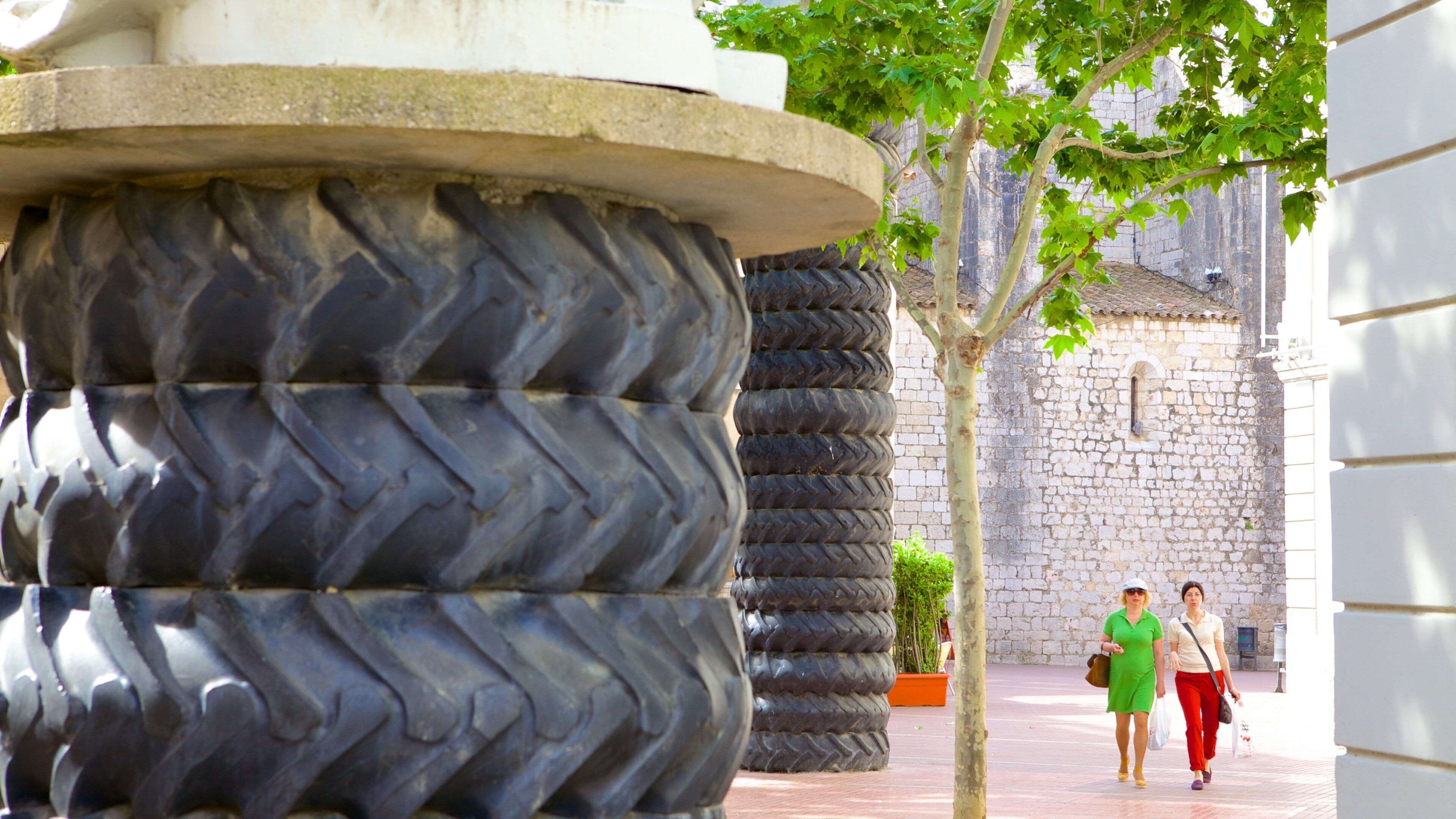 Figueres som viser gadeliv