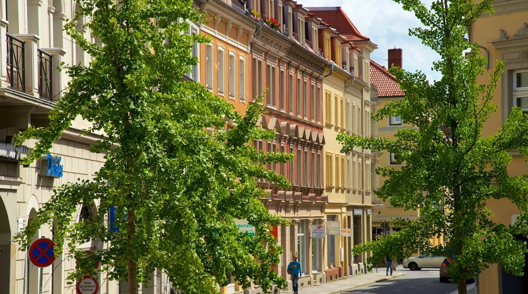 Bautzen mit einem Straßenszenen