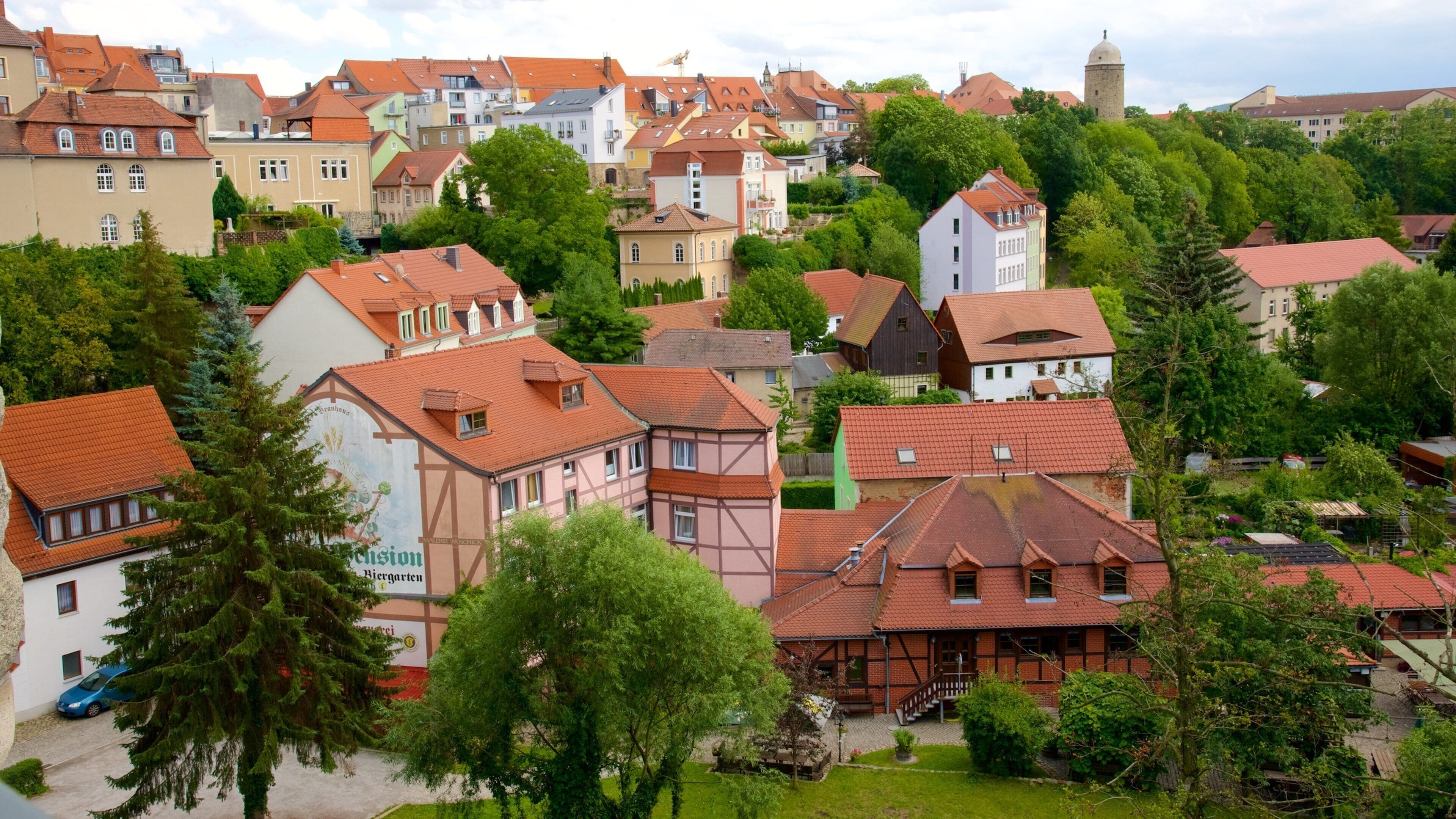 Bautzen which includes a small town or village