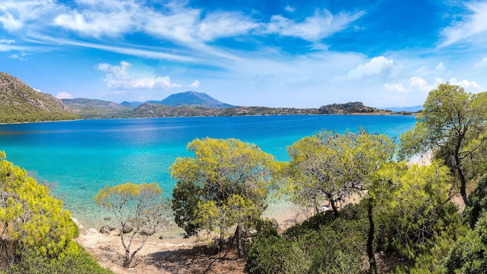 Vouliagmeni lake, Greece