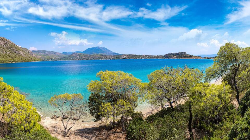 Vouliagmeni lake, Greece