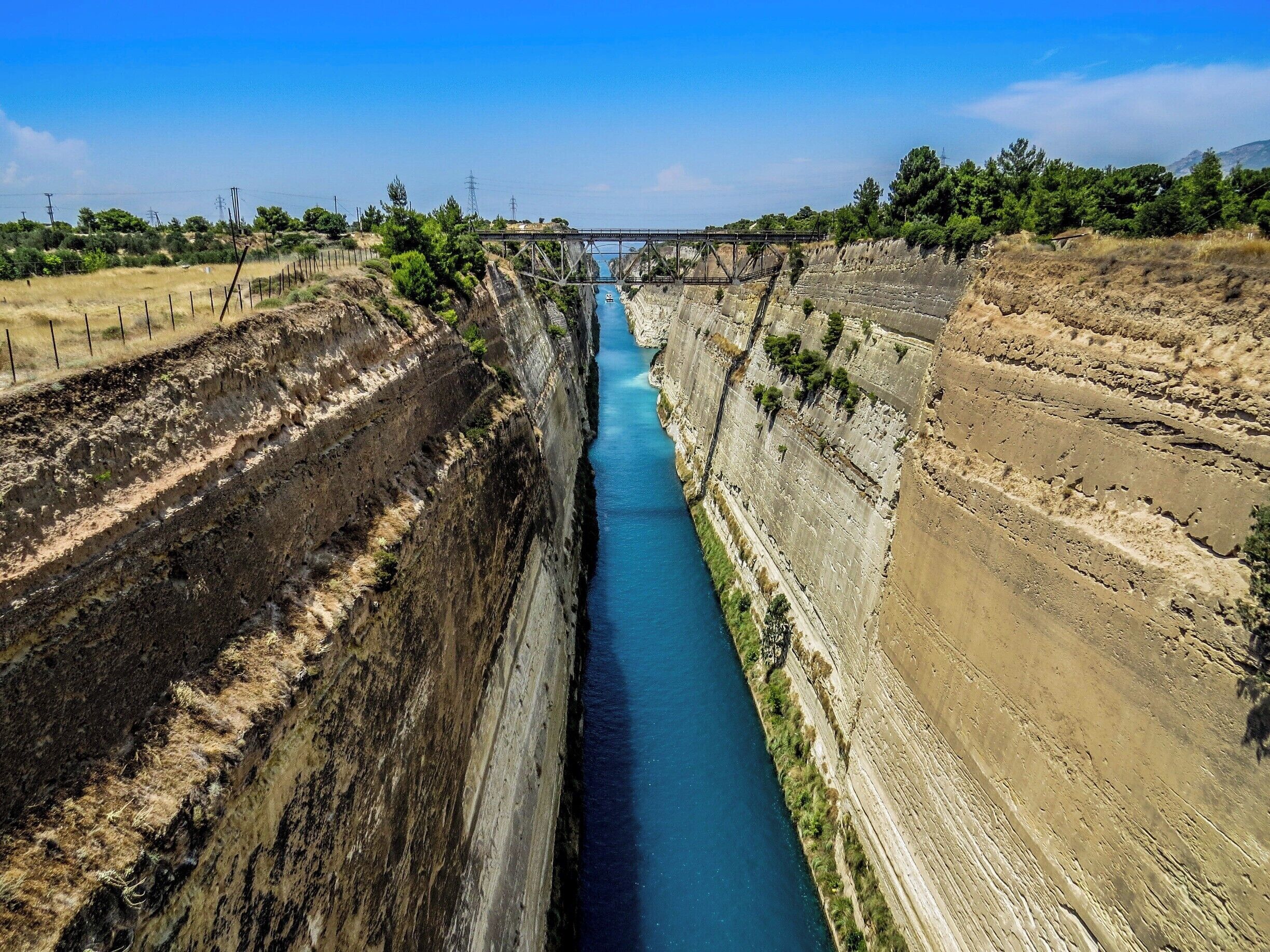 Corinth Canal, Greece.