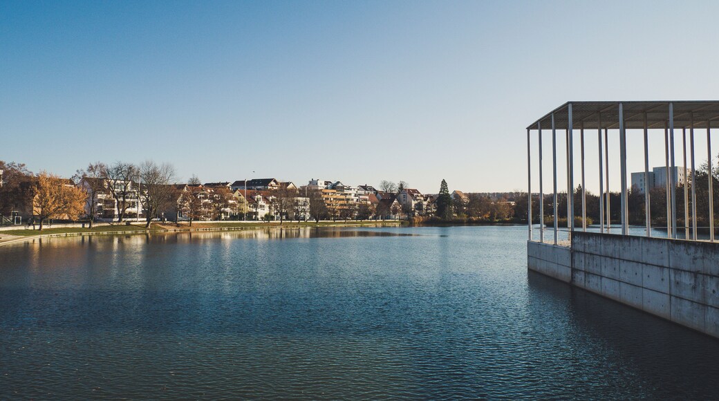 The nice lake in the city center of the otherwise not very photogenic city of Böblingen.