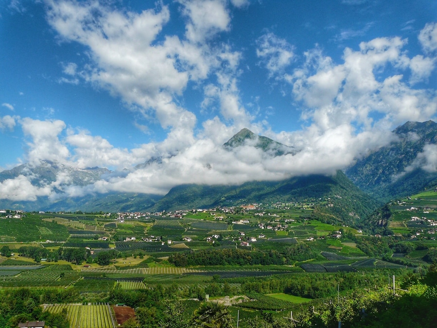 View at Tirolo,Italy