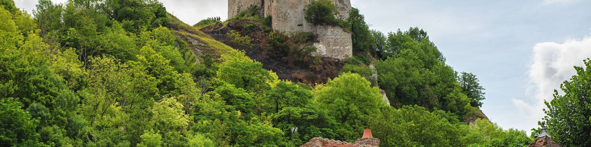 Castle Gaillard in Normandy, France