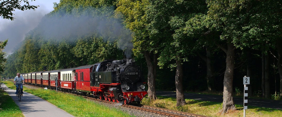 The Molli at Rennbahn.