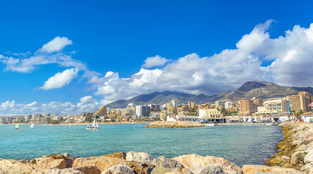 Panoramic view of seaside Benalmadena town. Malaga province, Andalusia, Spain, Shutterstock ID 644342050, Purchase Order: -