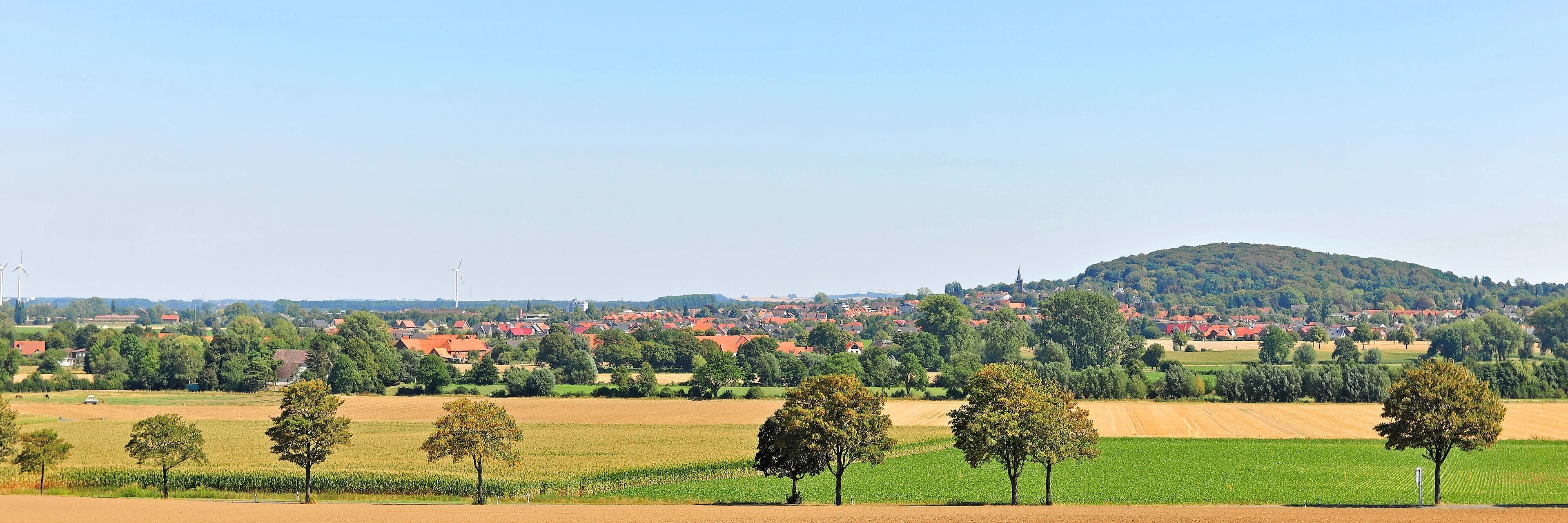 Blick auf Bad Nenndorf, Skyline