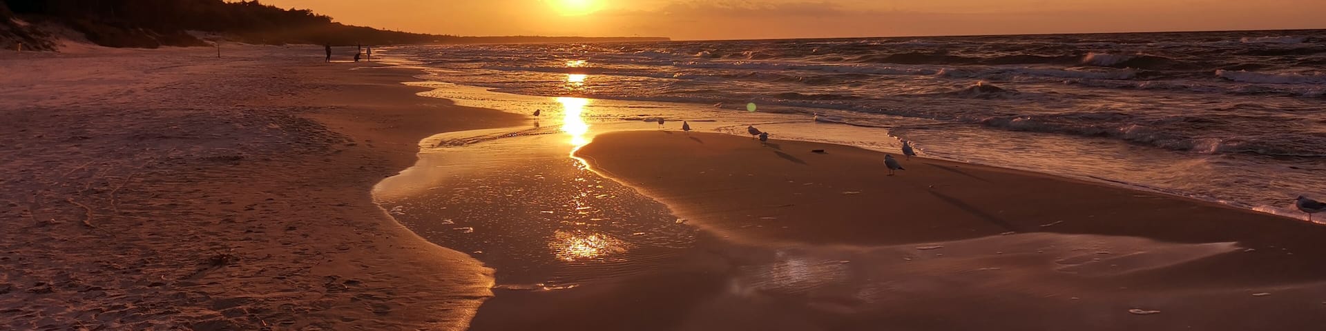 Sunset over the Baltic Sea