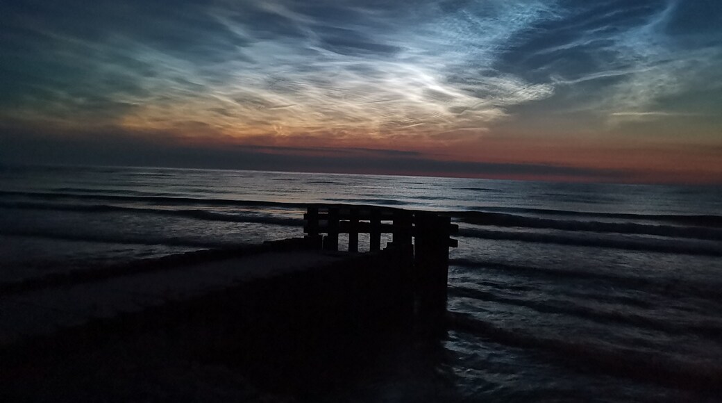 Noctilucent clouds over Baltic Sea