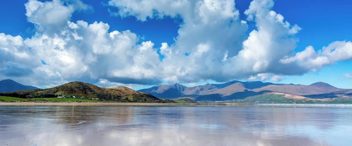 Solitude on this stunning day. Mt Brandon from Stradbally Beach.