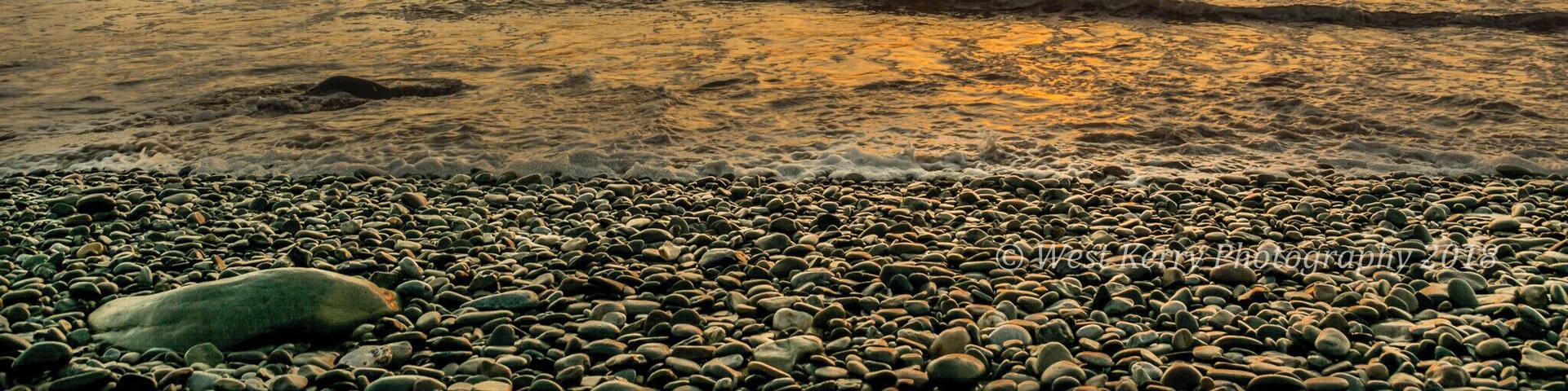 Evening Sunset looking towards Brandon Head on the Dingle Penninsula, Co Kerry Ireland.