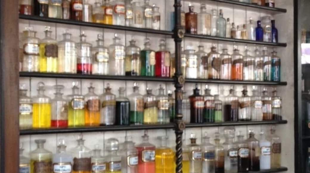 Pharmacy shelves