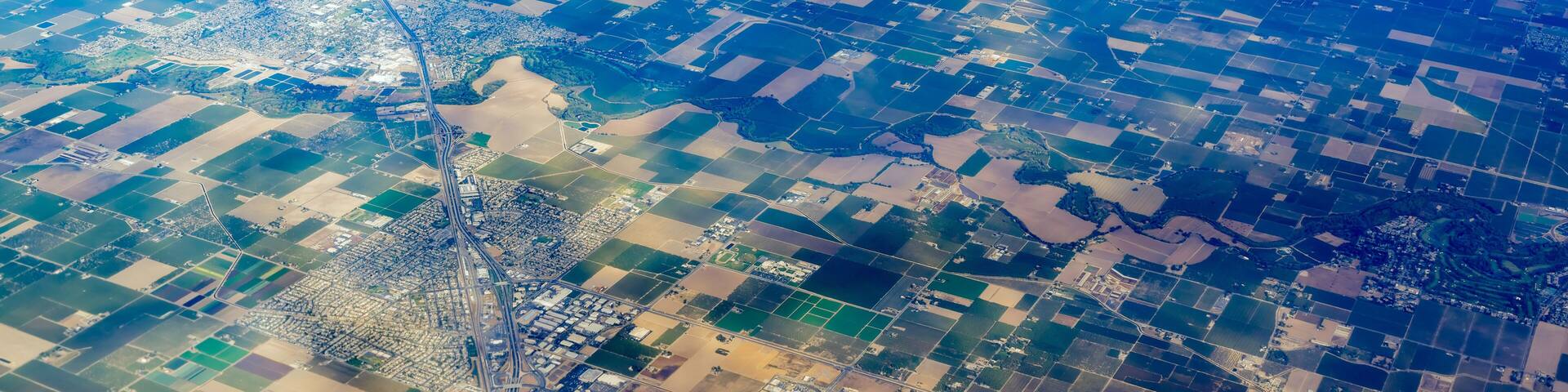 Aerial view of the Stanislaus County
