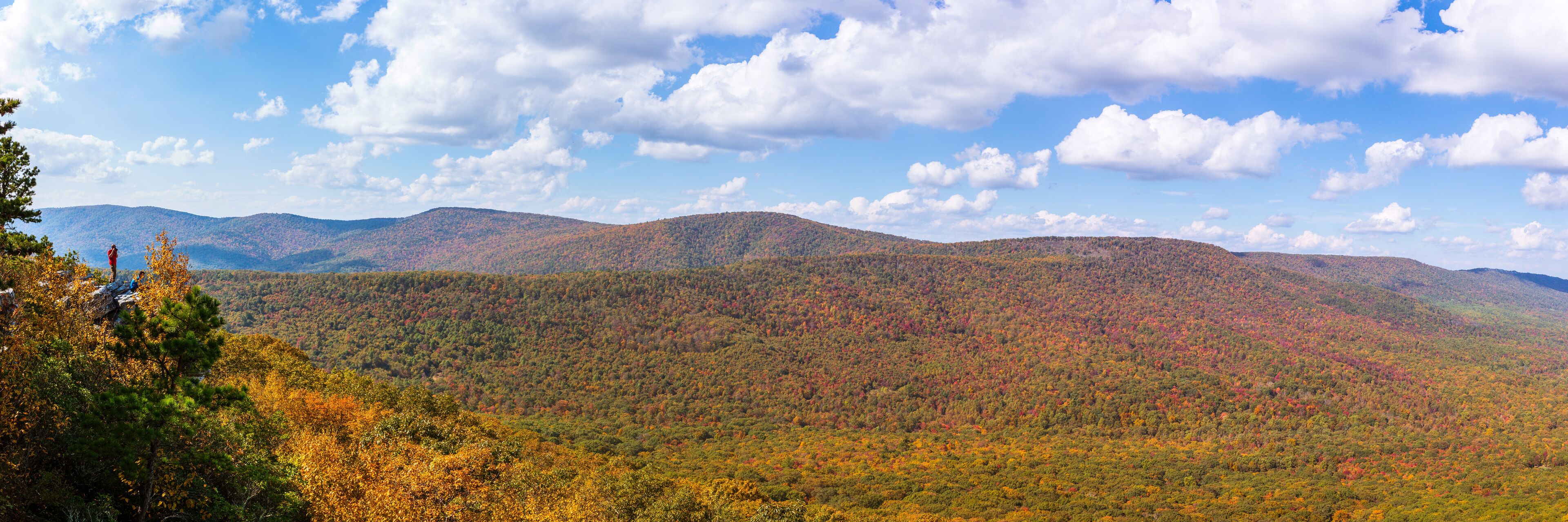 Panoramic view from Tibbet Knob, West Virginia