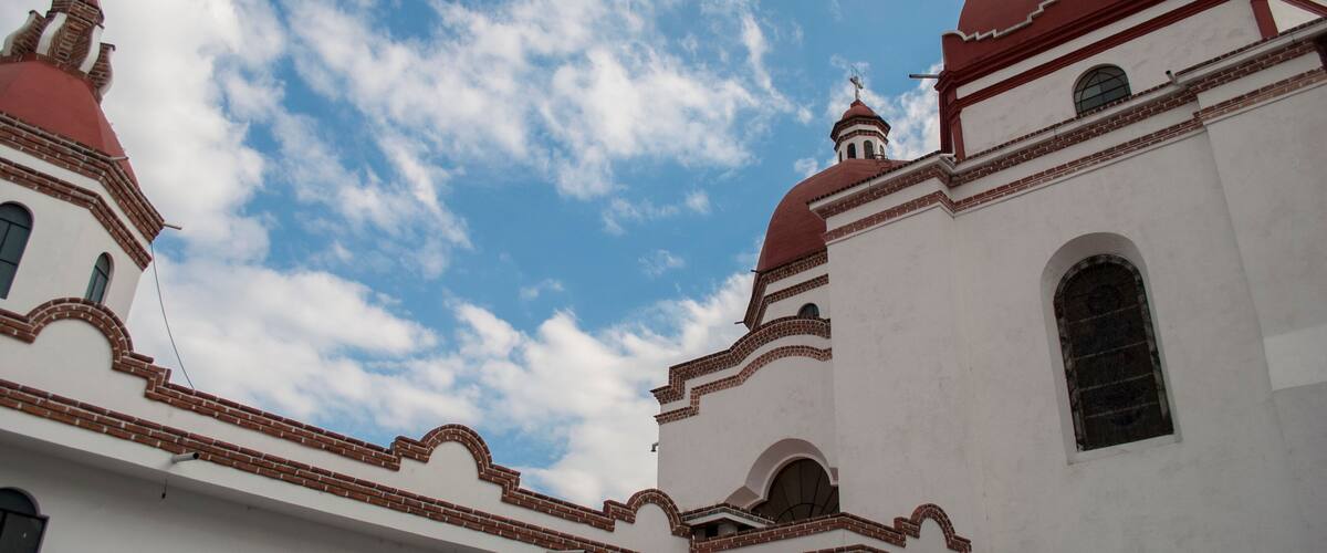 The Church of Our Lady of Tonatico, which was built by Franciscan friars in the 17th century