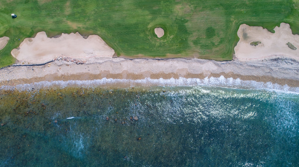 Golf course in Punta de Mita, aerial view of the coast