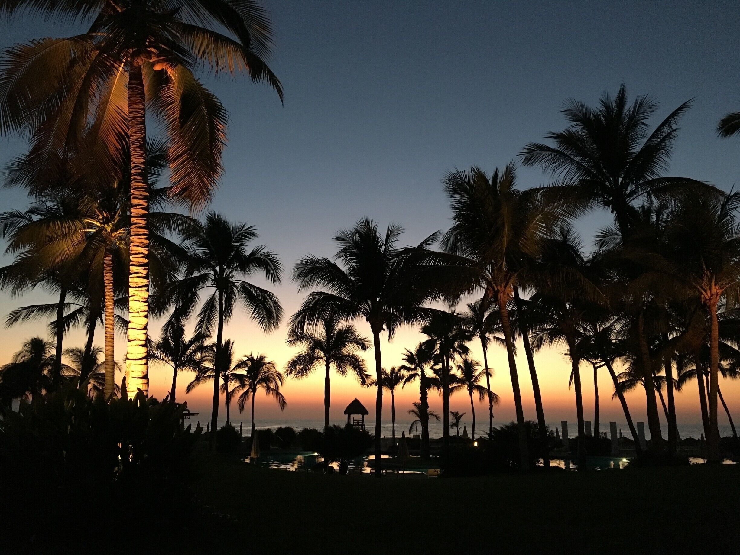 A beautiful nite scene near our Hotel, 