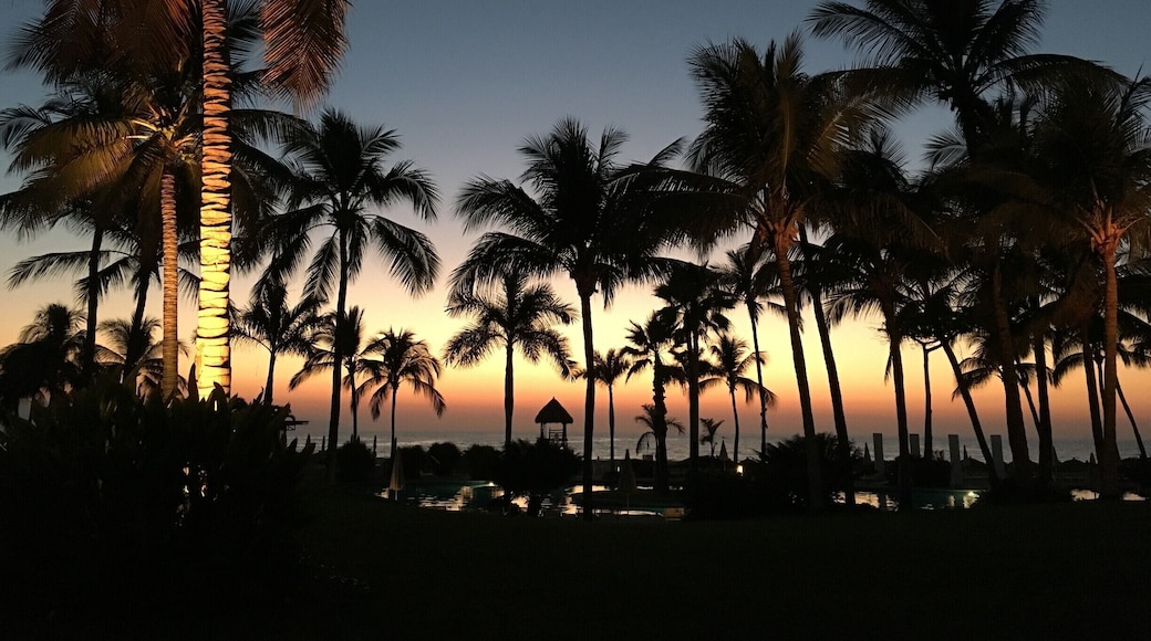 A beautiful nite scene near our Hotel,