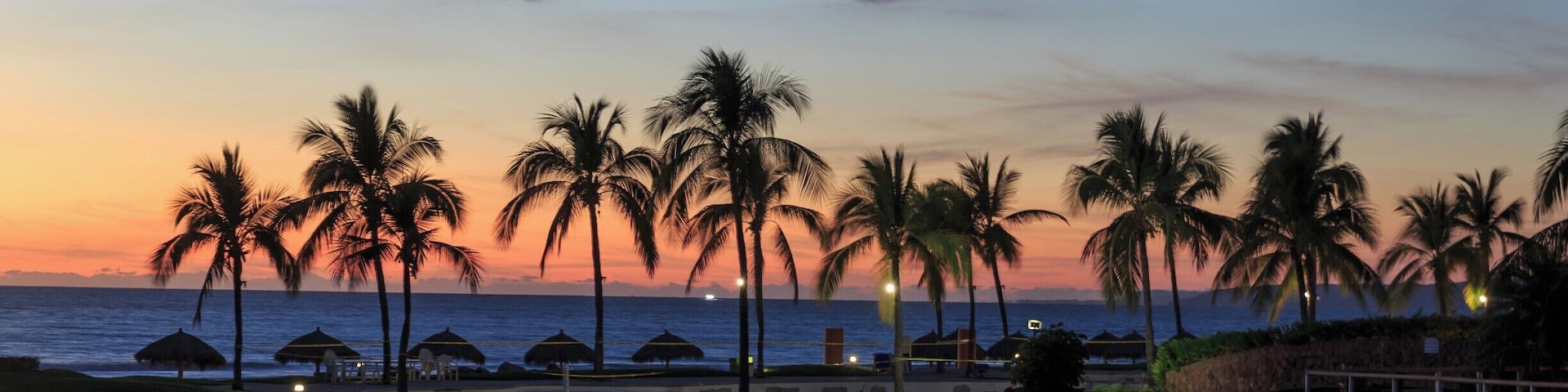 We had the pleasure of taking a winter vacation in Nuevo Vallarta where the sunsets can be spectacular.