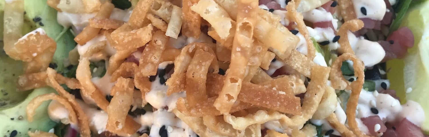 Ahi poke bowl, best in town