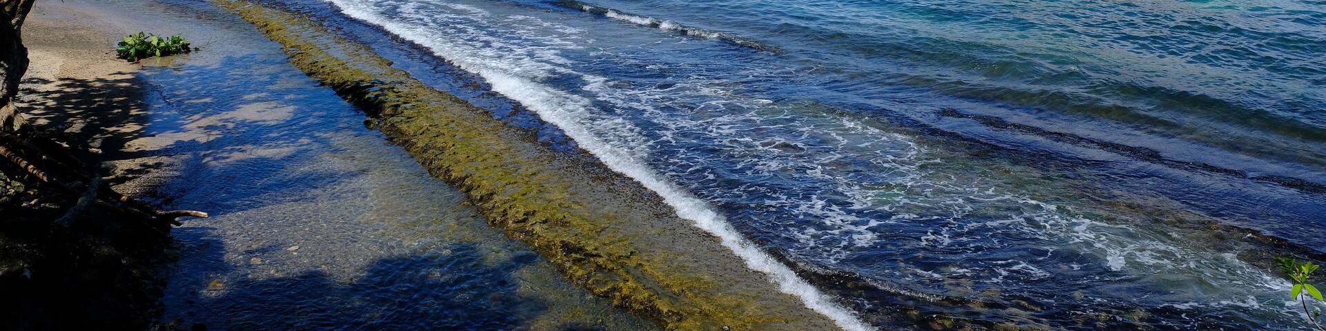 Coastline of Dominica near Calibishie