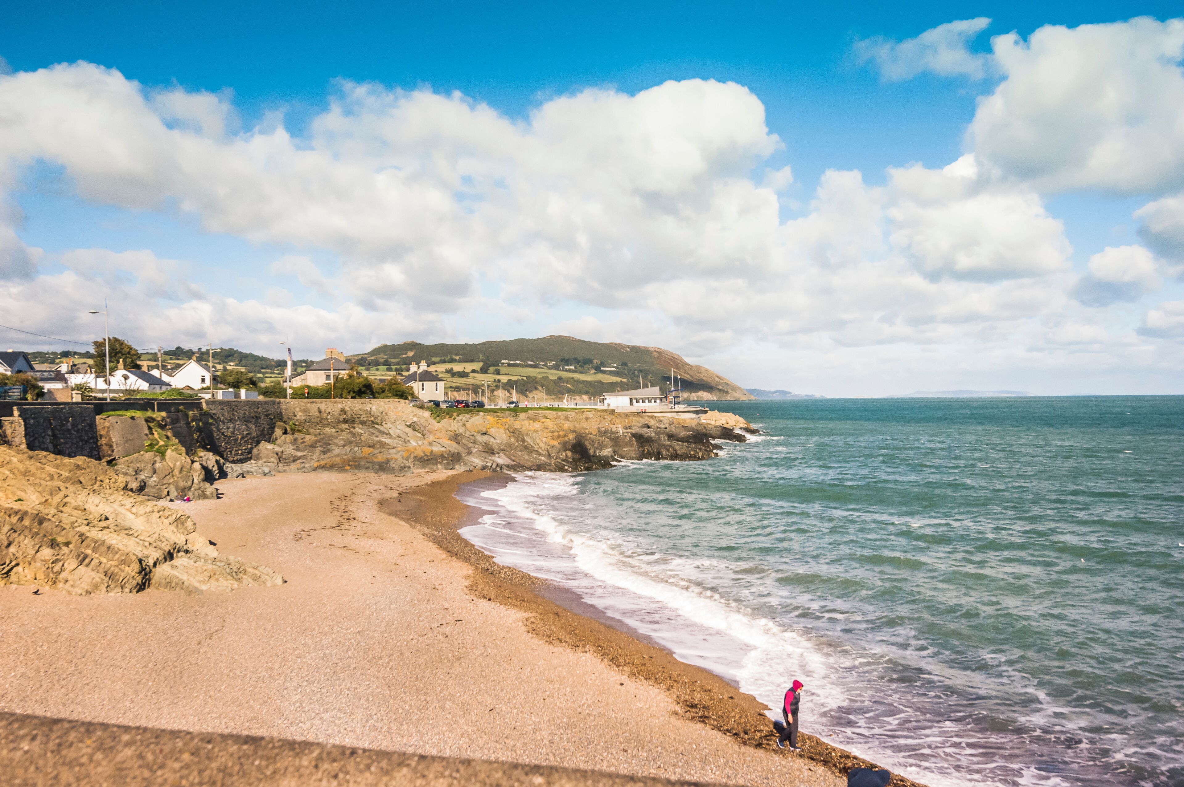 Lungomare irlandese a Greystones