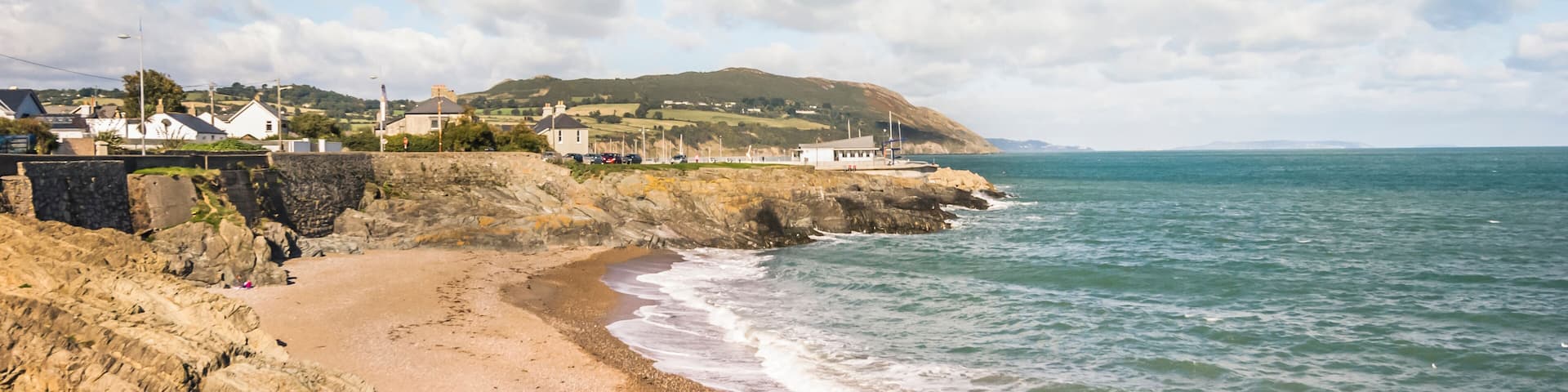 Lungomare irlandese a Greystones