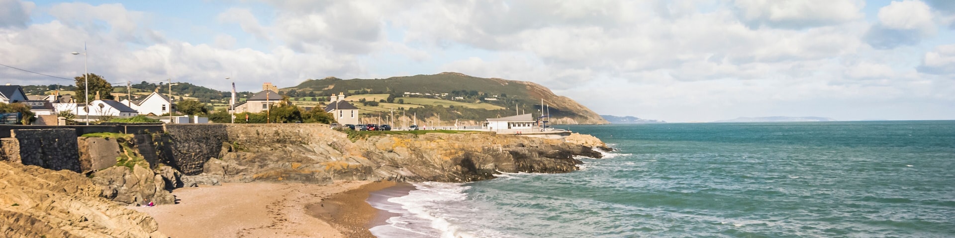 Lungomare irlandese a Greystones