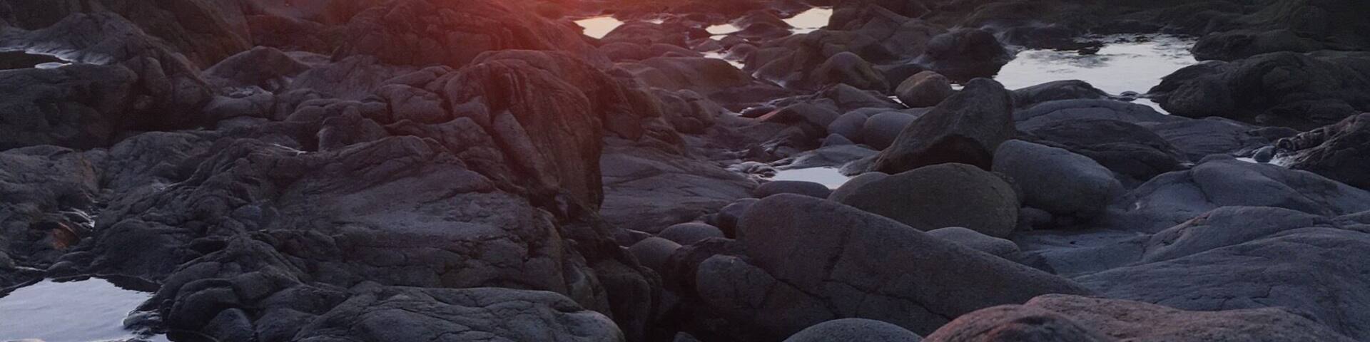 Sunset on the bay of Fundy