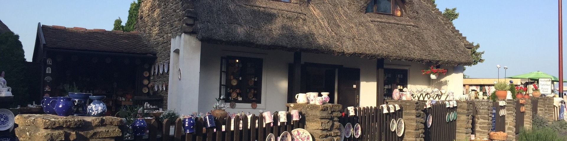 Tihany - Hungary
You can spot this lovely cottage not far from the abbey. Hard to miss it