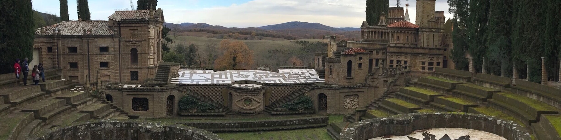 What an amazing find!!!! Literally in the middle of nowhere, La Scarzoula was a 16th century monastery acquired by Tomaso Bozzi in the 1950s. He proceeded to build what he called his “ideal city”, which features various building structures with a ton of mystic symbols and seven theaters. The theaters are a reference to the drama we call life.