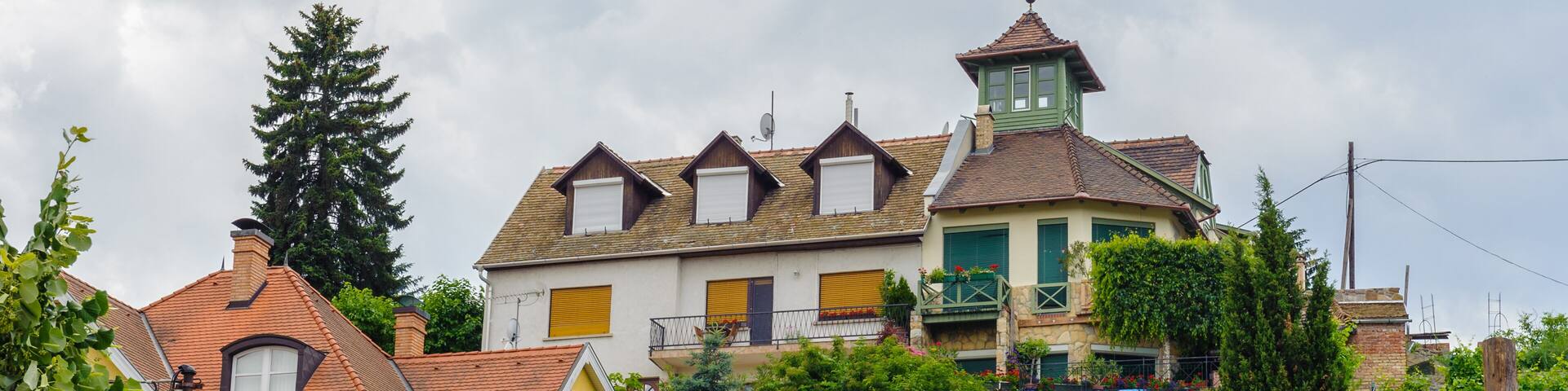 Mountain with houses on it, Szentendre, Hungary