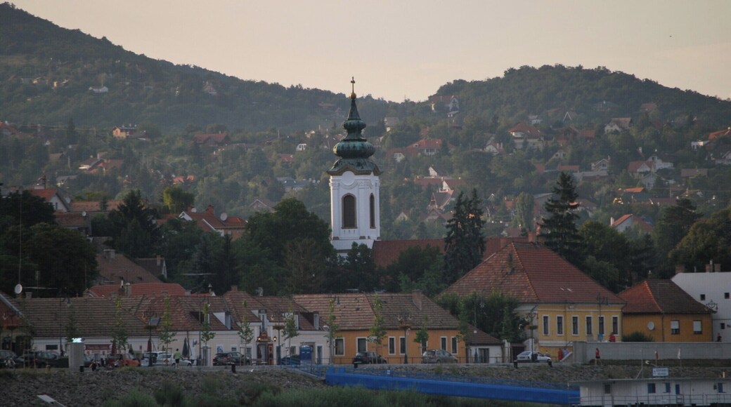 Beautiful town on the edge of the Donau with narrow streets and a beautiful Serb-Orthodox church