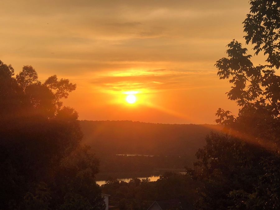 Sunset over Dale Hollow Lake