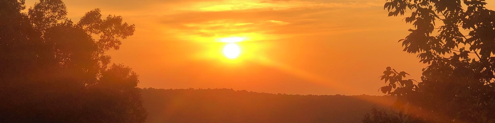 Sunset over Dale Hollow Lake