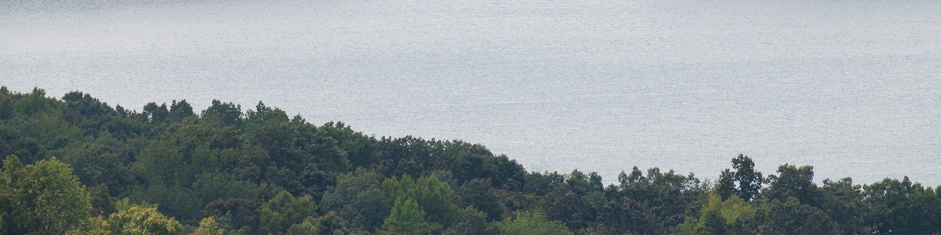 Overlook of Dale Hallow Lake from the State Park Eagles Nest Trail