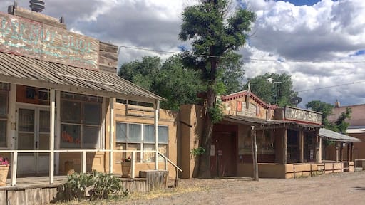Cerrillos ghost town and mining town is untouched and mark history..