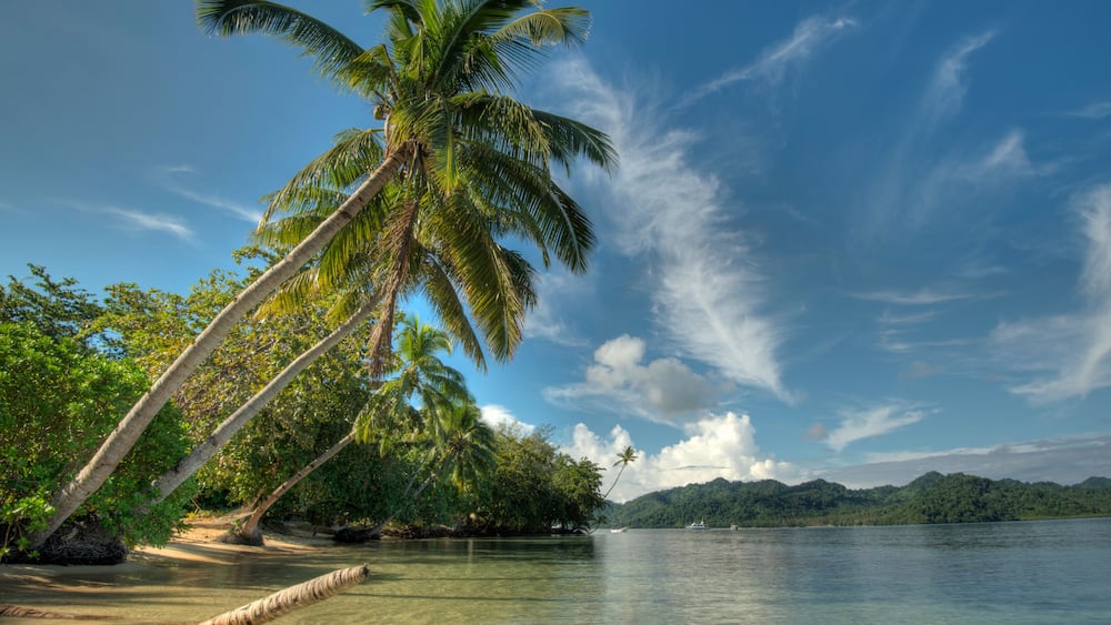 Views from Matangi Island Private Resort in the Fiji Islands