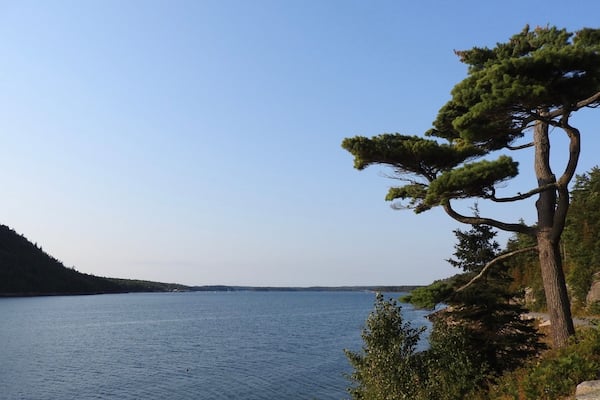 Seawater Bay in the Somes Sound is one of only a few US fjards - glacially carved valleys drowned by the sea.