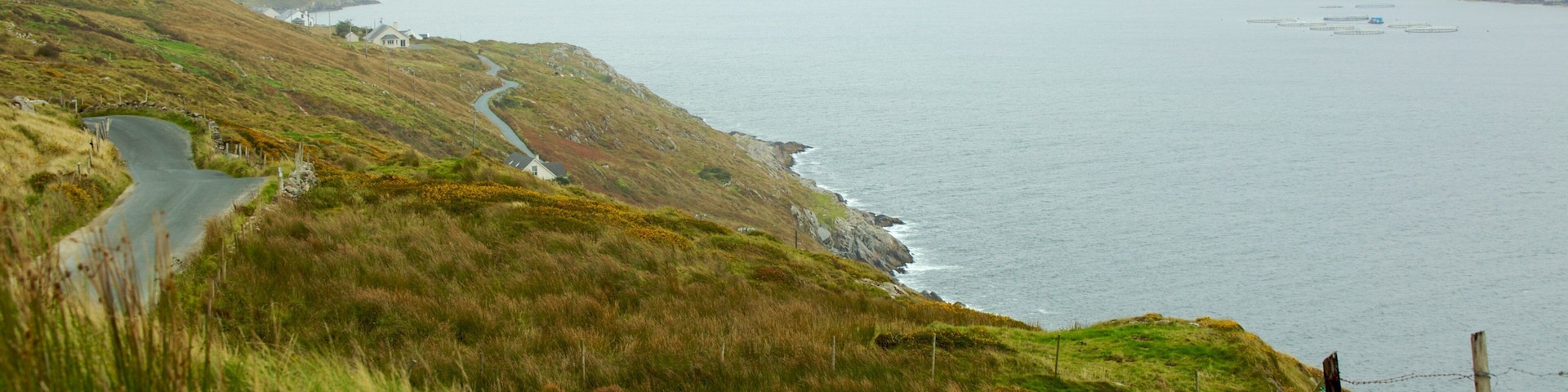 Clifden mostrando vista del paesaggio, paesaggi rilassanti e montagna