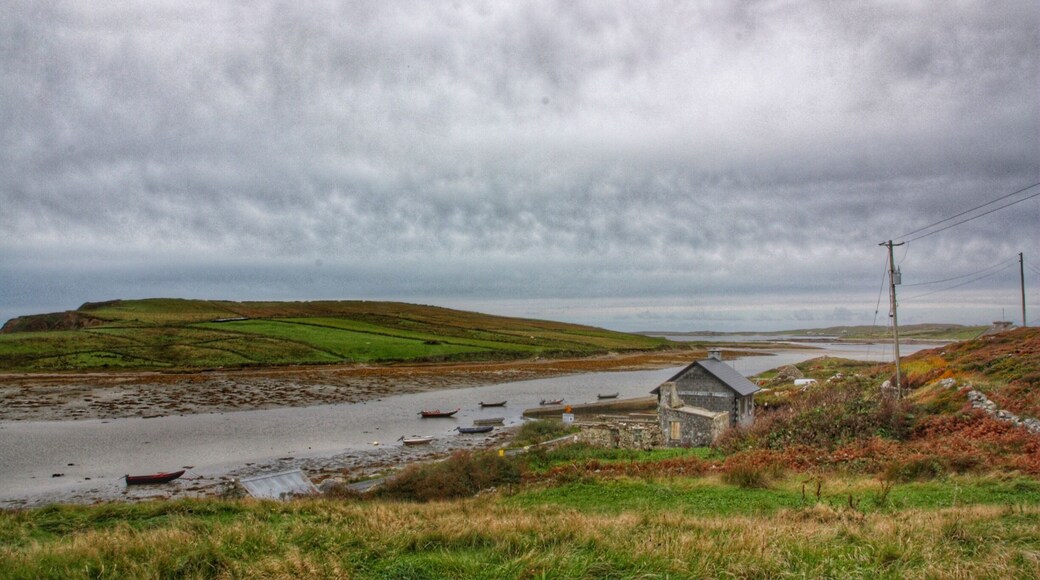 Nice landscape . Sky road