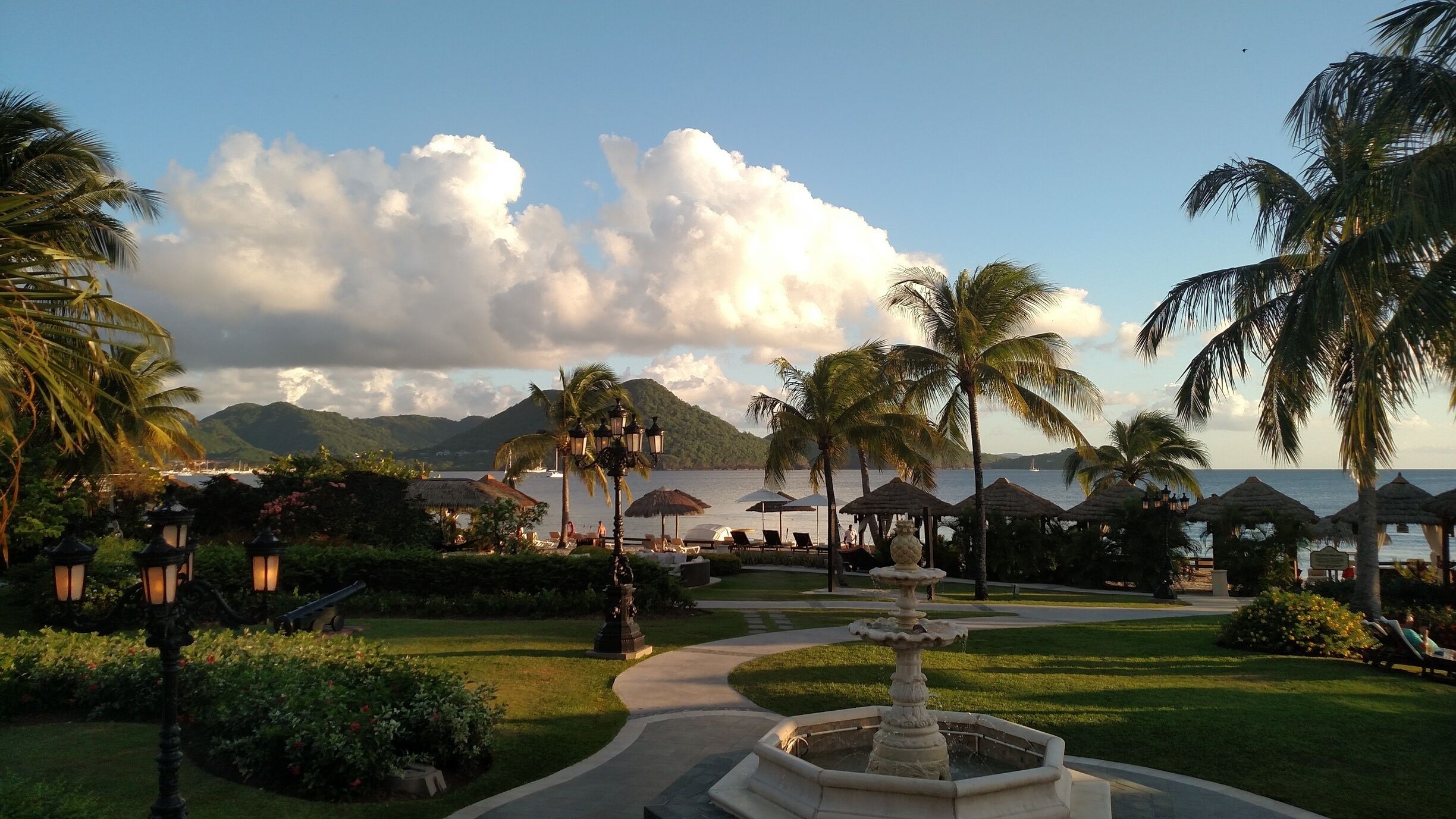 A beautiful place to relax. #stlucia #sandals #beach #caribbean