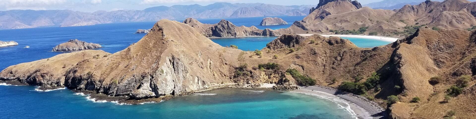 Padar island. A short hike, but mildly challenging in the open sun and heat. Easy boat ride from Labuan Bajo. The view at the top is spectacular.
#OrbitzTravel
#komodoislands #indonesia