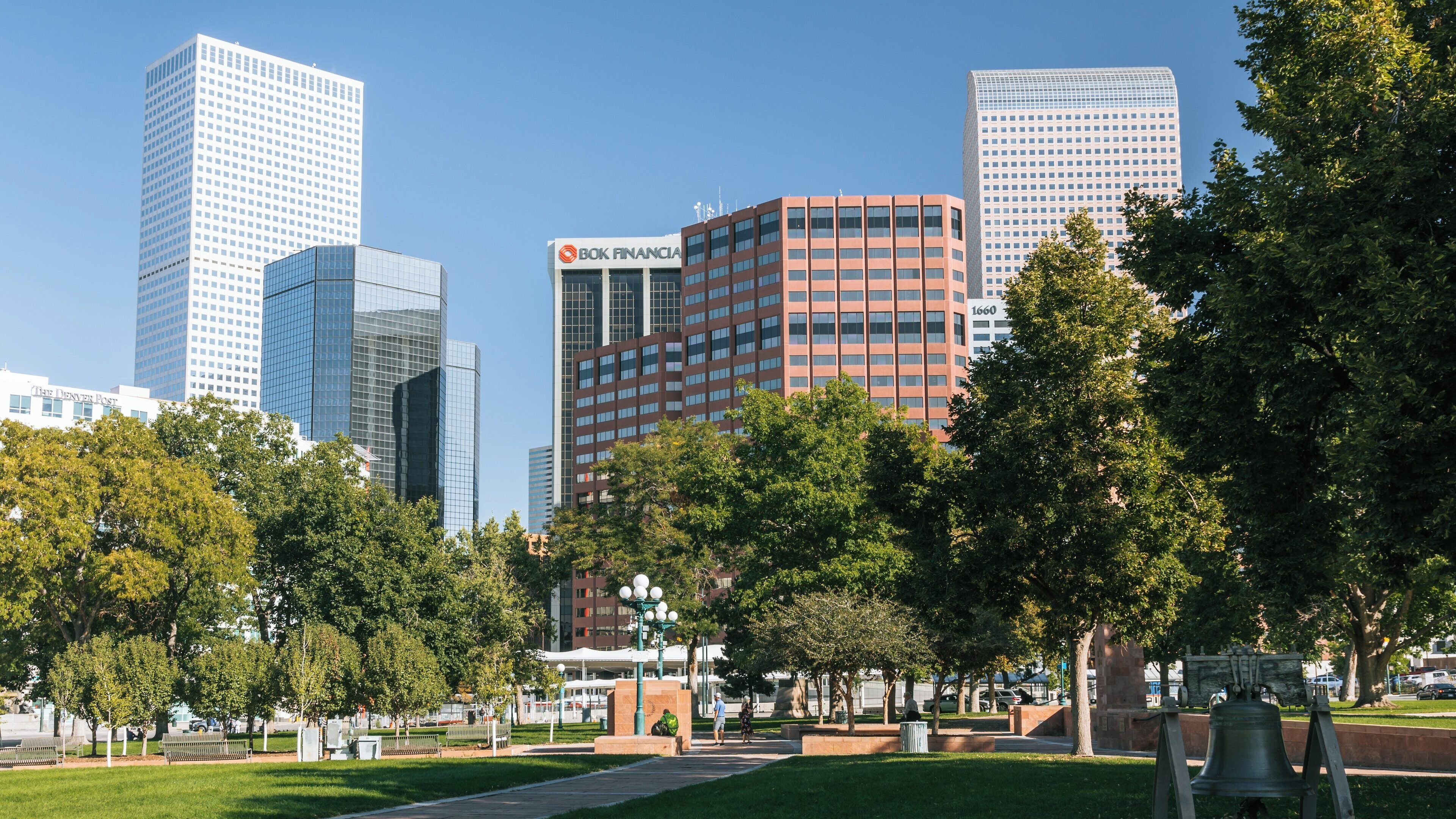 Colorado State Capitol Building in Capitol Hill, Denver, showcasing historical architecture amid modern city skyline